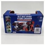 R/C 360Â° Spins Stunt Cruiser Red Color - Retail: $7