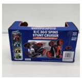 R/C 360Â° Spins Stunt Cruiser Yellow Color  - Retail: $7