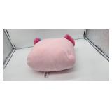 Pink Narwhal Plush with Rainbow Ears - Retail: $15