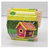DIY Wooden Birdhouse Paint Kit - Retail: $12
