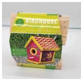 DIY Wooden Birdhouse Paint Kit - Retail: $12