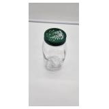 Christmas Tree Mason Jar with Green Lid - Retail: $8