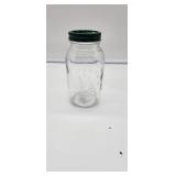 Christmas Tree Mason Jar with Green Lid - Retail: $8