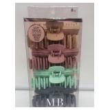 Must Have Beauty 8-Piece Hair Claw Clip Set - Retail: $12