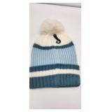 Striped Winter Pom Beanie Adult Size  - Retail: $15
