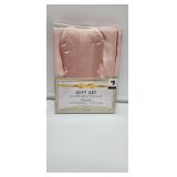 Pink Satin Pillowcase and Eye Mask Gift Set - Retail: $5