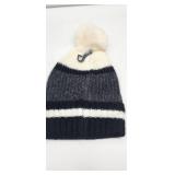 Striped Winter Pom Beanie Adult Size - Retail: $15