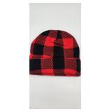 Buffalo Plaid Knit Beanie Adult Size  - Retail: $12