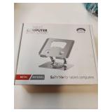 Adjustable Aluminum Tablet Stand with Cooling Design - Retail: $25