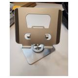 Adjustable Aluminum Tablet Stand with Cooling Design - Retail: $25