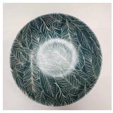 Decorative Tropical Leaf Pattern Bowl - Retail: $24