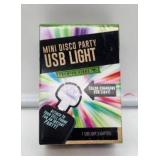Mini Disco Party USB Light with 3 Adapters - Retail: $8