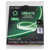 BYTECH 6FT Flexible Neon LED Light Strip - Retail: $15