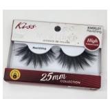 Kiss 25mm Mink Effect False Eyelashes Ravishing KMXL01 - Retail: $8