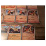 Fire Type Pokemon Trading Card Collection