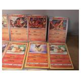 Fire Type Pokemon Trading Card Collection