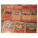 Fire Type Pokemon Trading Card Collection
