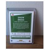 2020 Donruss Drew Brees Press Proof New Orleans Saints Card