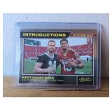 2023 Panini Absolute Football Rookie Premiere West Coast Boys Card - Jake Haener and Michael Wilson