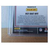 2023 Panini Absolute Football Rookie Premiere West Coast Boys Card - Jake Haener and Michael Wilson