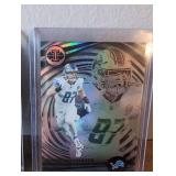 Panini NFL Trading Cards Collection - Myles Garrett, Marcus Davenport, Aiden Hutchinson - 3 ct