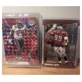 2020 Panini Mosaic Warren Sapp Red and Blue Prizm Card