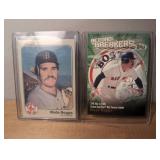 Wade Boggs Baseball Card Collection - Fleer and Topps