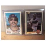 1982 Topps & Donruss Reggie Jackson Baseball Card Lot