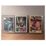 1987 Topps Mark McGwire Oakland Athletics Baseball Card Collection