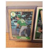 1987 Topps Mark McGwire Oakland Athletics Baseball Card Collection