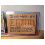 1987 Topps Mark McGwire Oakland Athletics Baseball Card Collection