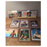 MLB Baseball Cards Collection 1950s-1980s - 9 ct