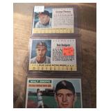 MLB Baseball Cards Collection 1950s-1980s - 9 ct