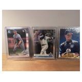 2019 Bowman Chrome Pete Alonso & Whit Merrifield Baseball Cards - 3 ct