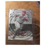 2019 Topps Stadium Club Mike Trout Speed Card