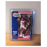 1991-92 Fleer League Leaders Michael Jordan Bulls Card