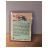 1991-92 Fleer League Leaders Michael Jordan Bulls Card