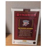 2023-24 NBA Hoops Dynamos Shai Gilgeous-Alexander Thunder Card