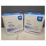 McKesson Ultra Incontinence Briefs - Absorbent  Disposable  Unisex - Medium  16 Count  2 Pack
