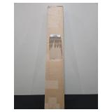 White Cordless Faux Wood Blinds for Windows with 2 in. Slats - 36.5 in. W x 48 in. L (Actual Size 36 in. W x 48 in. L)