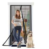 Titan Mall Magnetic Screen Door, Self Sealing Door Net, Heavy Duty Mesh Screen Magnetic Closure Keep Bugs Out, Retractable - Pet and Kid Friendly, Hands Free fit for 39in x 82in Doors