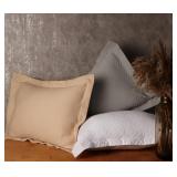 Threadmill Luxury Cotton Blankets for King Size Bed | All-Season Cozy 100percent Cotton King Size Blanket | Aster Jacquard Soft and Lightweight Coverlet fits California King, 104x92 | White