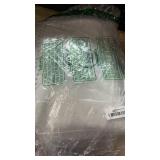 Threadmill Luxury Cotton Blankets for King Size Bed | All-Season Cozy 100percent Cotton King Size Blanket | Aster Jacquard Soft and Lightweight Coverlet fits California King, 104x92 | White