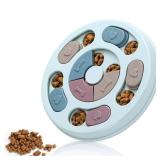 DR CATCH Dog Puzzle,Dogs Food Toys for IQ Training and Mental Enrichment,Dog Treat Puzzle(Blue)