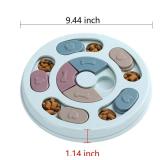 DR CATCH Dog Puzzle,Dogs Food Toys for IQ Training and Mental Enrichment,Dog Treat Puzzle(Blue)