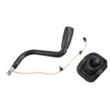 Motoforti Automatic Transmission Shift Lever, Shift Select Lever with Tow Switch, for Chevy Silverado 1500 2500 3500, Rubber Metal, Black