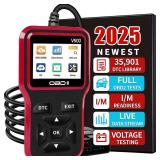 OBD2 Scanner Diagnostic Tool - Check Engine Light Code Scanner Tool with Reset, DTC, Data Stream, IM Readiness, Car and Truck Scan Tool for All Vehicles Since 1996, escaner automotriz