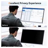 Mamol 34 Inch Curved Computer Privacy Screen Filter for 21:9 Aspect Ratio Widescreen Monitor - Anti Glare Blue Light Filter, Removable Computer Monitor Privacy Shield, Anti-Scratch Screen Protector