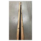 Ivilon Window Curtain Rod Decorative End Cap Design, 1 Inch Rod, 48 to 86 Inch. Black