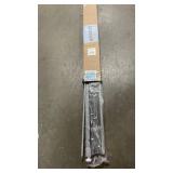 LazBlinds No Tools No Drill Cordless 1in Vinyl Mini Blinds, 100percent Privacy S-Curve Blinds for Indoor Windows, Room Darkening Horizontal Window Blinds and Shades for Home, 33in W x 64in H, Grey